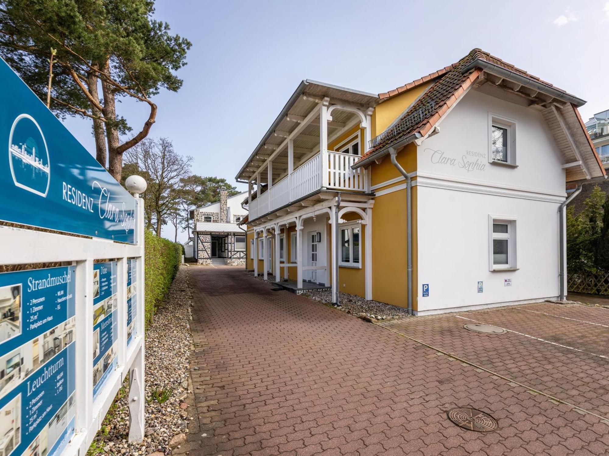 Ferienwohnung Strandlaeufer In Der Residenz Clara Sophia بينز المظهر الخارجي الصورة